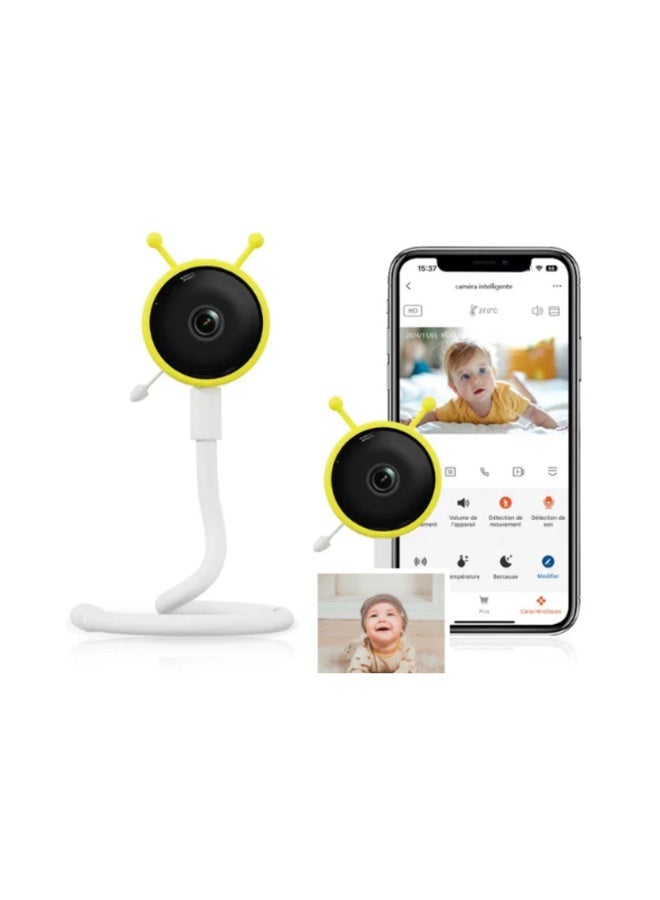 HD 2.4G WiFi Baby Monitor with Night Vision & Bluetooth - Image 1
